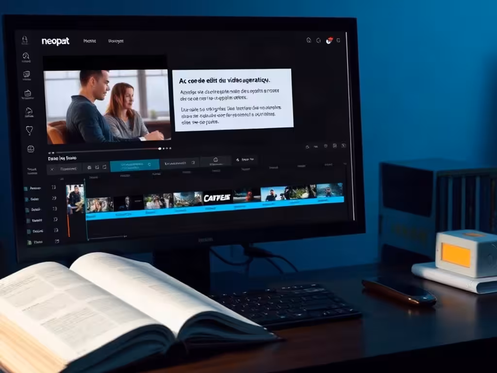 Correction et synchronisation de sous-titres automatiques sur la chronologie d’une vidéo.