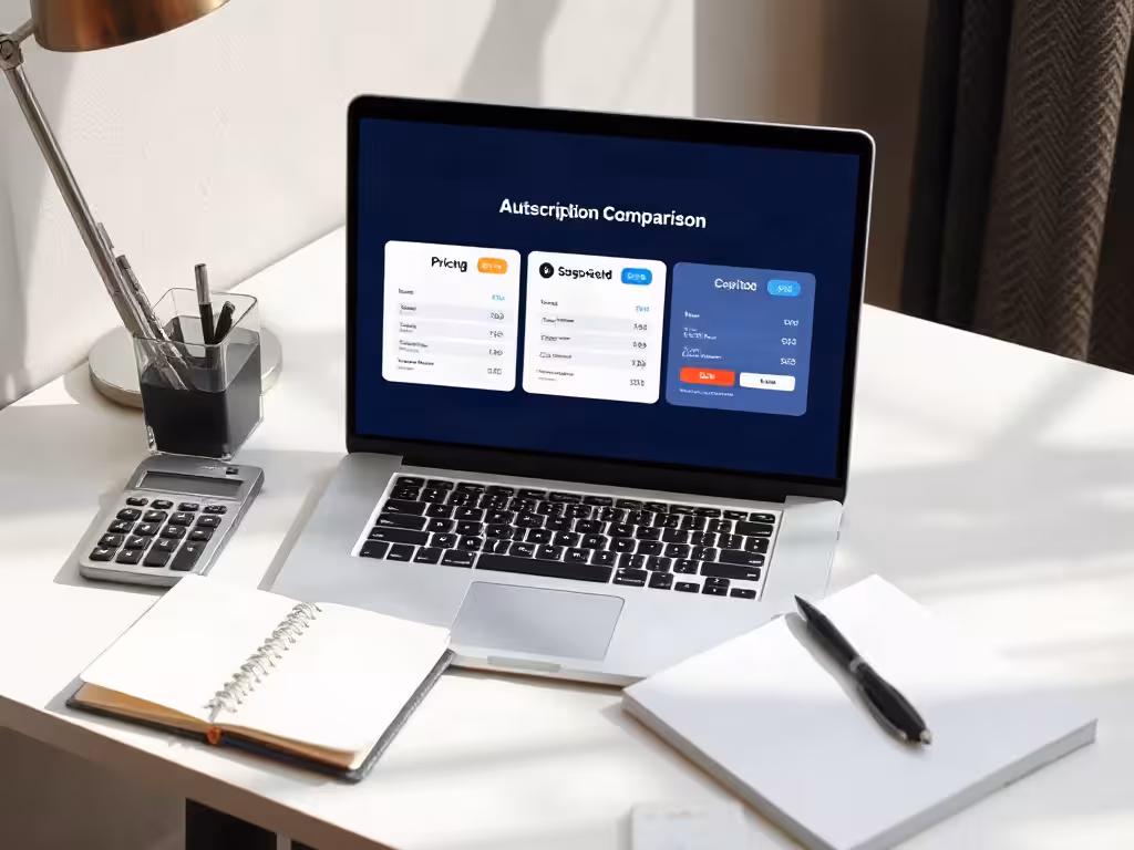 Prix CapCut gratuit et Pro comparés sur un écran d’ordinateur