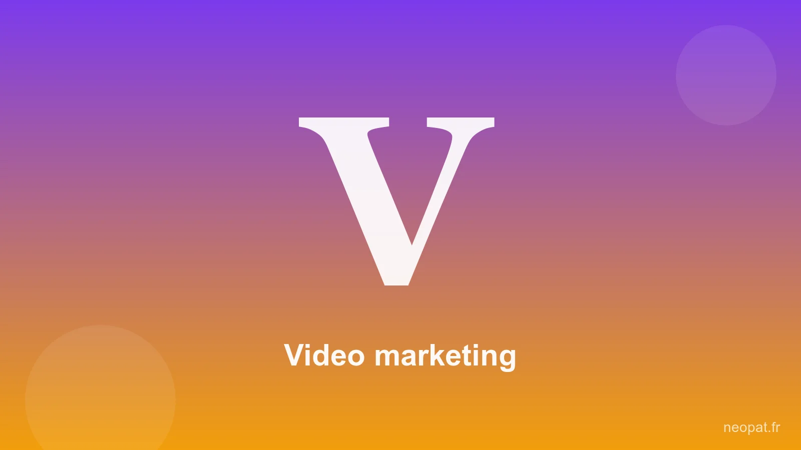 Video marketing — Neopat