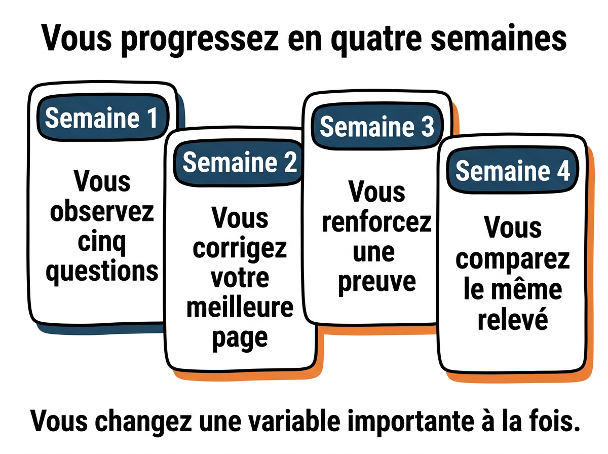 Vous pouvez améliorer votre référencement dans ChatGPT en quatre semaines